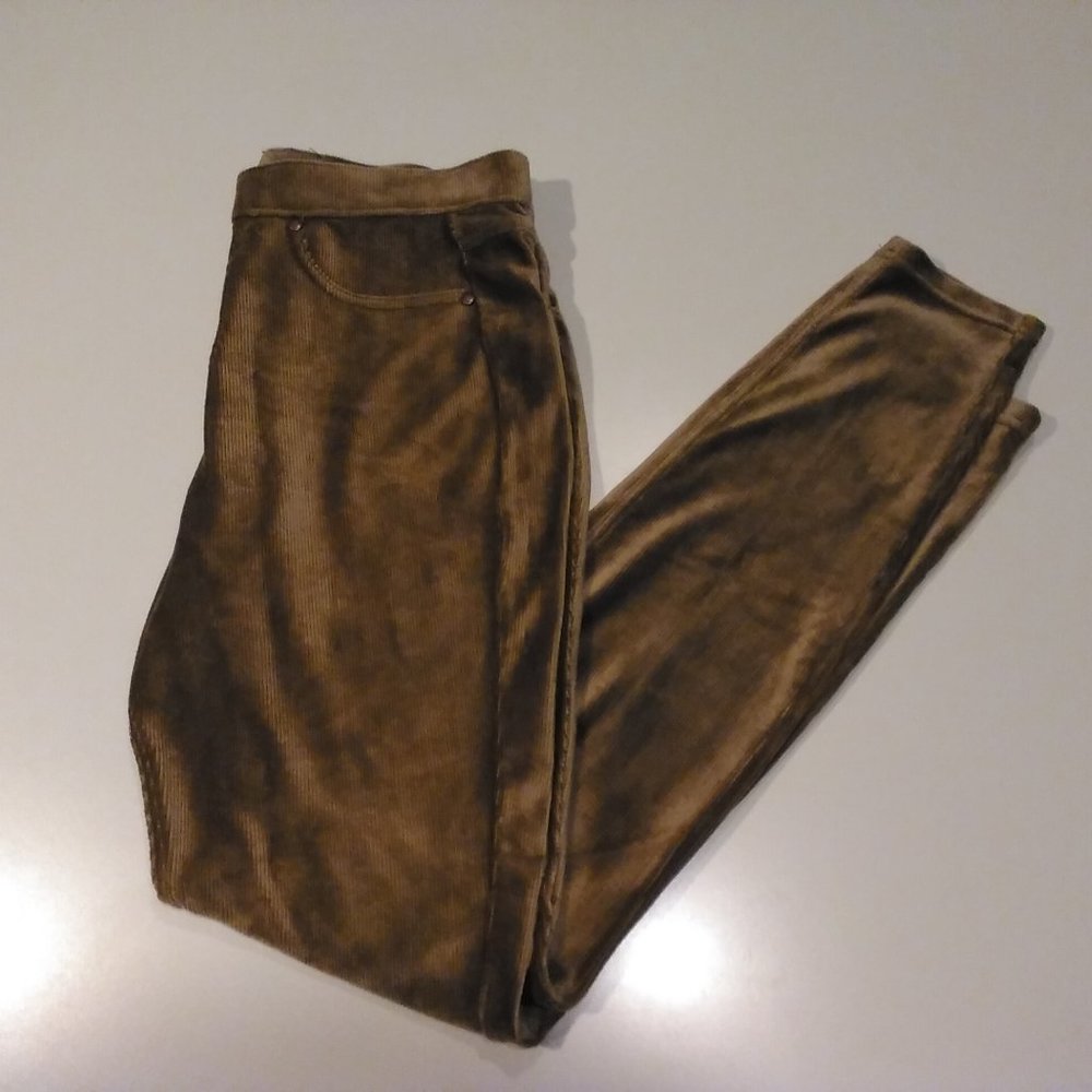 Tan Corduroy Leggings Hue